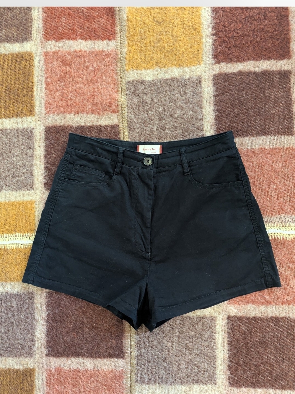Sunday Best Black High Waist Women's Shorts